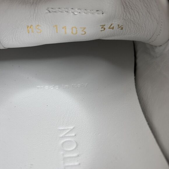 Louis Vuitton White Monogram Punchy Sneakers - Picture 7 of 12